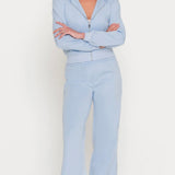 Generation Love Zira Scuba Hoodie in Light Blue