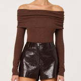 ASTR The Label Wynn Velvet Shorts