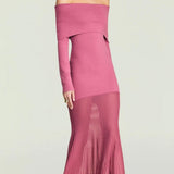 SEROYA Isotta Maxi Dress in Sangria