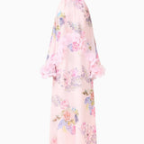 Elliatt Millie Tiered Gown in Pink Floral
