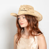 Wyeth Rocky Raffia Straw Hat in Natural