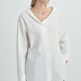 Rue Sophie Liora Asymmetrical Neck Shirt