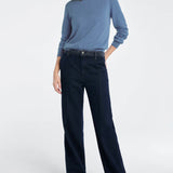 Favorite Daughter The Favorite Cashmere Crew in River Blue