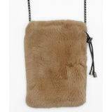 Genuine Rex Rabbit Mobile Crossbody Bag