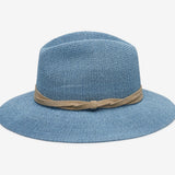 Wyeth Sedona Straw Panama Hat in Light Blue