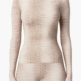 Naked Wardrobe Naked Animal Print Top