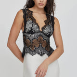 THIRD FORM Visions Lace Floor Length Dress