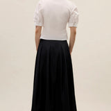 Isla Poplin Shirt in Milk