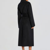 SEROYA Mavis Wool Coat in Black