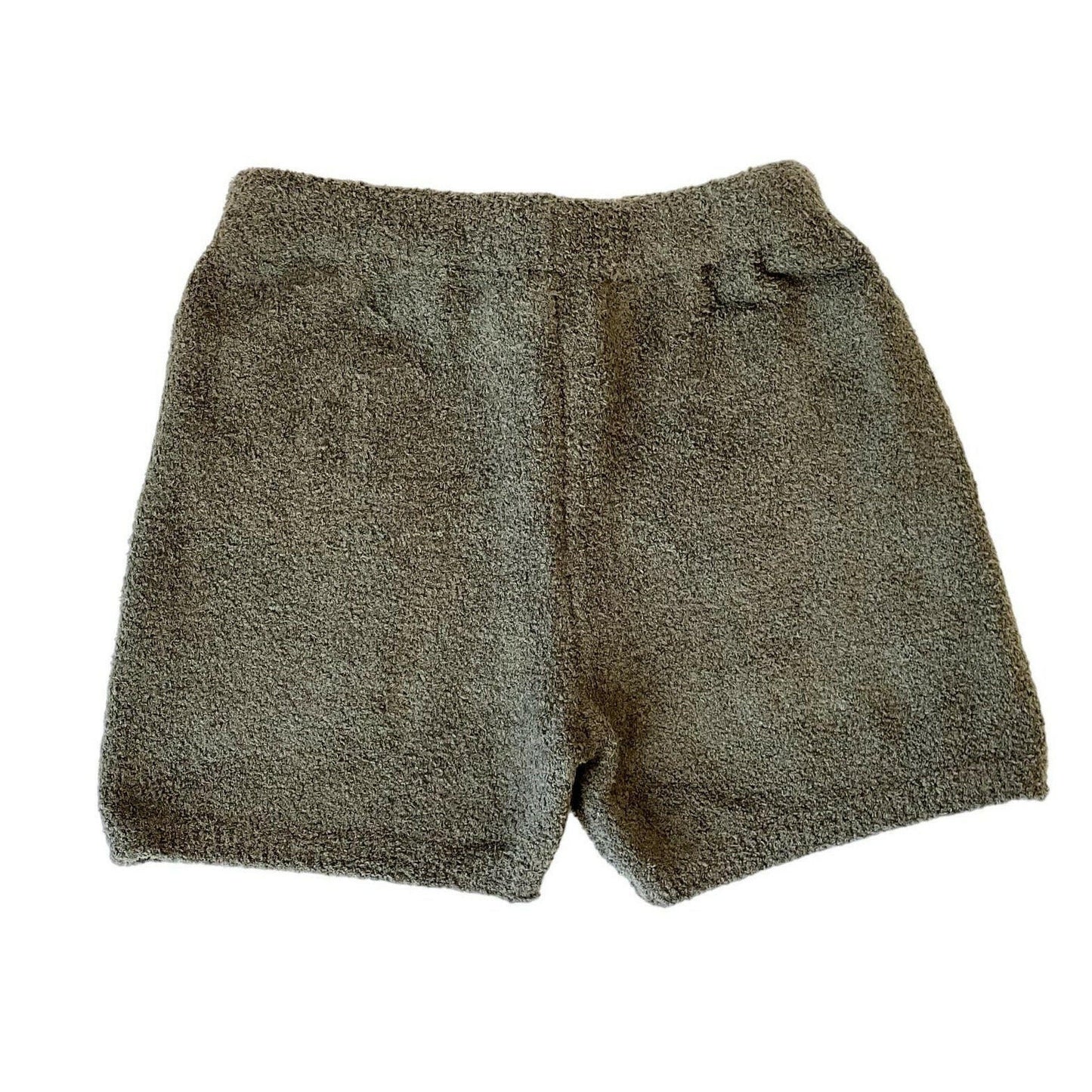 Solid Color Luxury Lounge Shorts in Olive