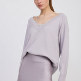 Iona Sweater in Lavender