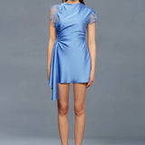 Amur Zina Ruched Mini Dress
