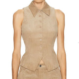 SEROYA Becky Corduroy Vest