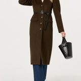 ASTR the Label Glorimar Belted Longline Coat