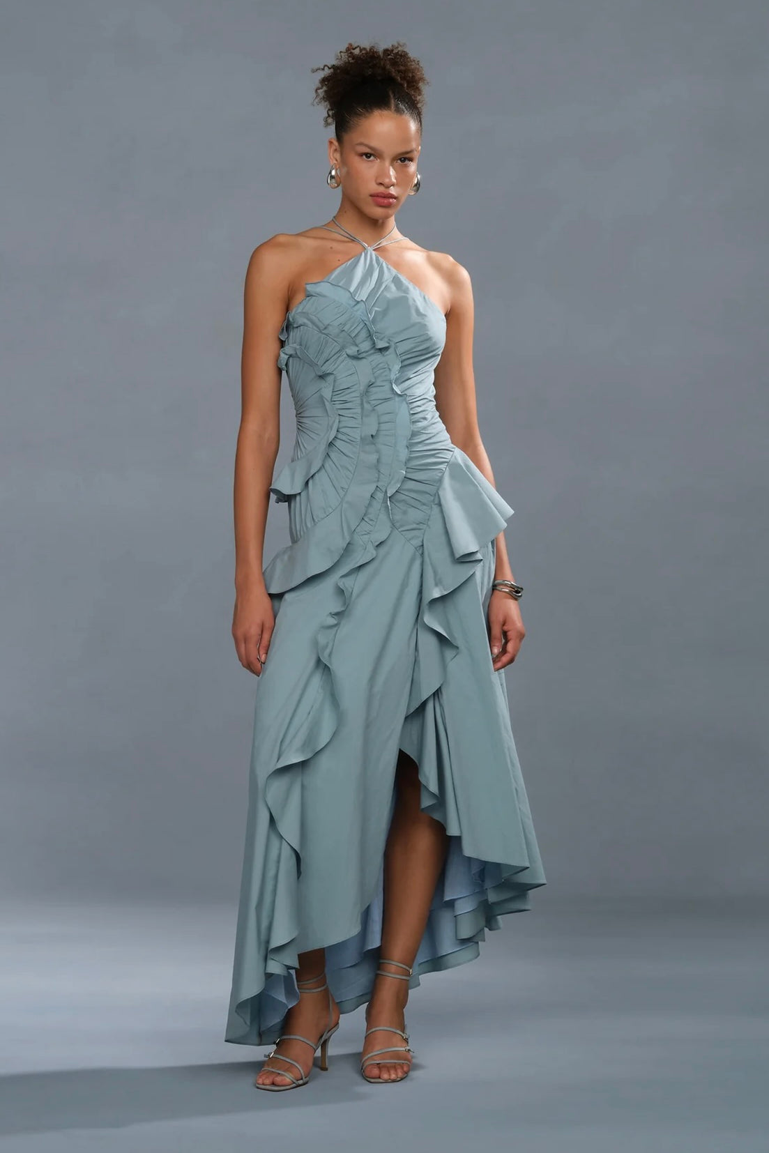 Amur Ottavia Ruffle Dress