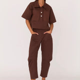 Secular The Travis Pant in Chocolate