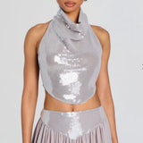 Retrofête Pyna Sequin Top