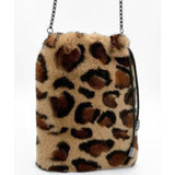 Genuine Rex Rabbit Mobile Crossbody Bag