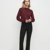 The Long Sleeve Whitney Top in Vino