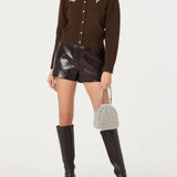 ASTR The Label Kalie Rhinestone Embellished Cardigan