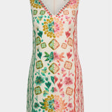 SALONI Alba C Dress in Sunrise Border