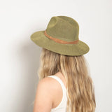 Wyeth Sedona Straw Panama Hat in Sage