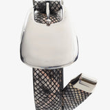 LAMARQUE Cairo Leather Belt in Python