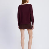 Iona Sweater in Bordeaux