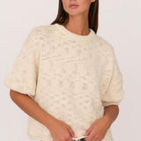 Secular Cali Rolled 3/4 Sleeve Sweater