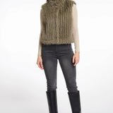 Dava Waistcoat in Green Ash