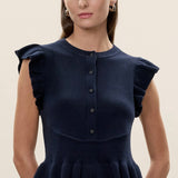 Rhea Knit Sweater in Navy
