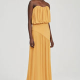THIRD FORM Withheld Strapless Floor Length Gown