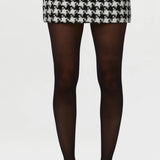 Naked Wardrobe Suiting Houndstooth Mini Skirt