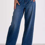 Blue Wash Wide Leg Jeans