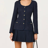 ASTR The Label Malorie Mixed Media Mini Dress