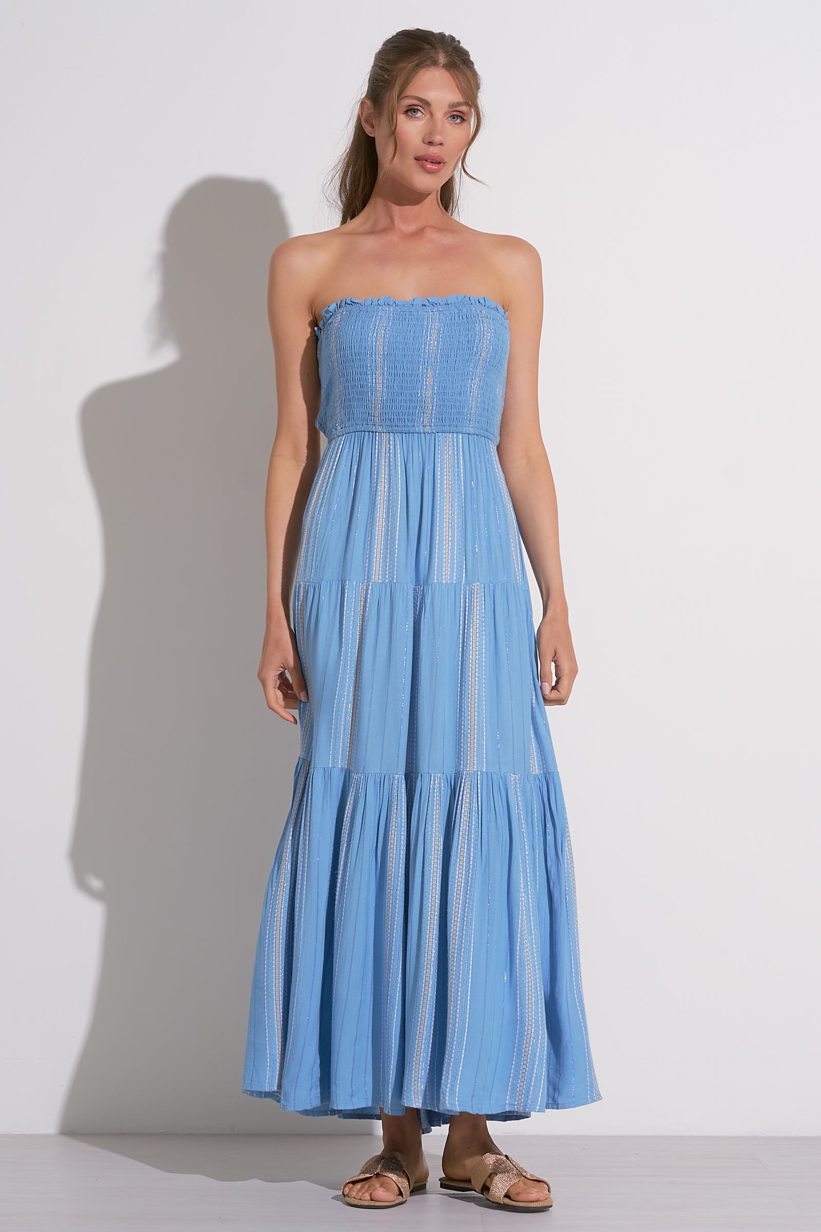 Aria Strapless Maxi Dress