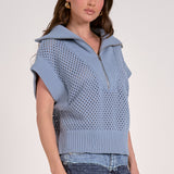 Allie Zip Up - Blue
