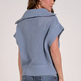Allie Zip Up - Blue