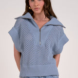 Allie Zip Up - Blue