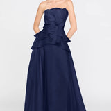 Theia Gilda Draped Rose Gown