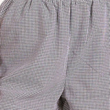 Dari Short in Black Seersucker
