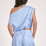 Lianne Top in Light Blue