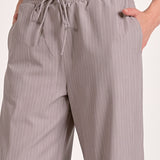 Elan Trent Trouser in Grey Stripe