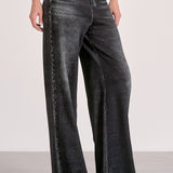 Elan Joy Sweatpants Jeans in Grey Wash