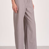 Elan Trent Trouser in Grey Stripe