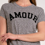 ELan Amour T-Shirt in Grey
