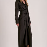 Elan Wrap Button-Down Maxi Dress