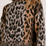 Elan Crewneck Cheetah Sweater