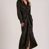 Elan Wrap Button-Down Maxi Dress