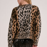 Elan Crewneck Cheetah Sweater